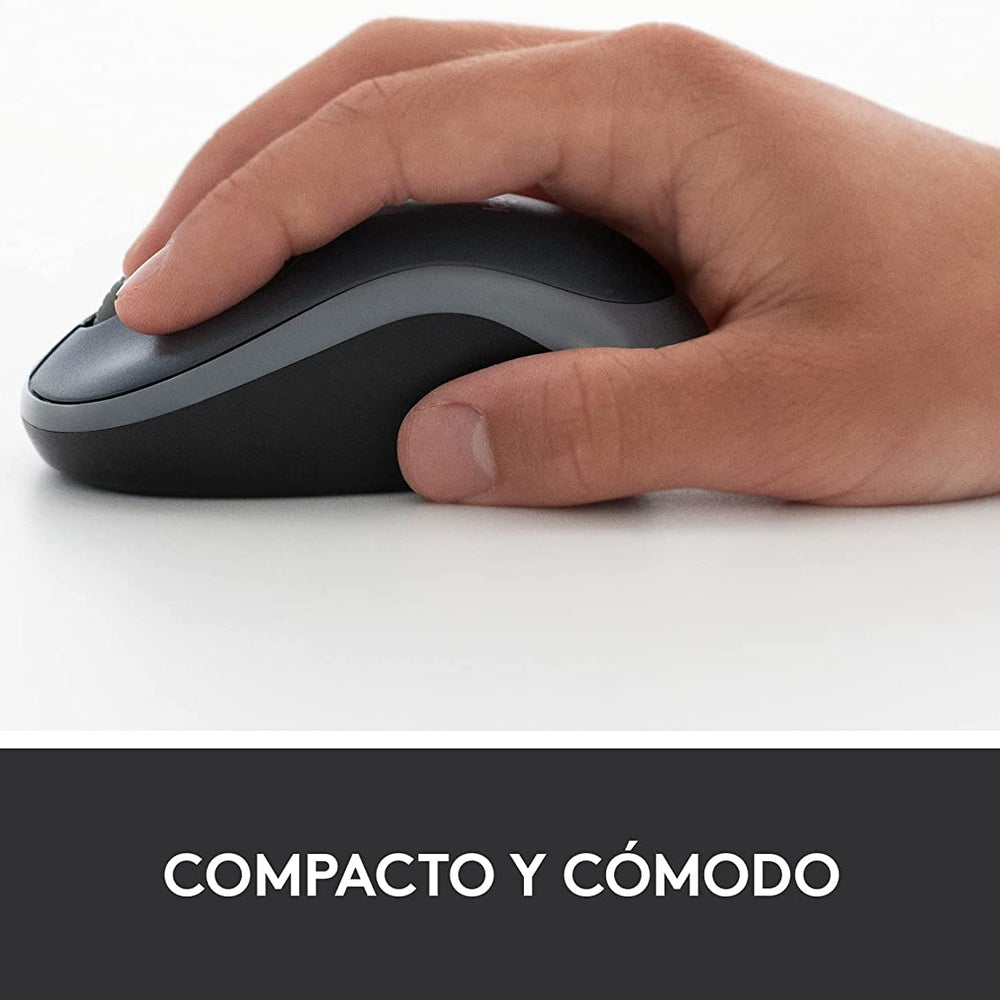 Mouse Logitech M185 Inalámbrico Portátil Plug and Play(P163B) - Achorao