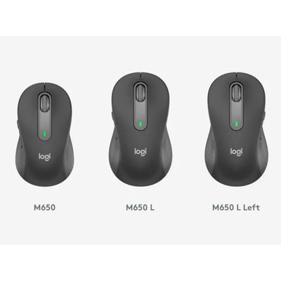 Mouse Logitech Signature M650 Inalámbrico Ambidiestro Bolt (P163B) - Achorao