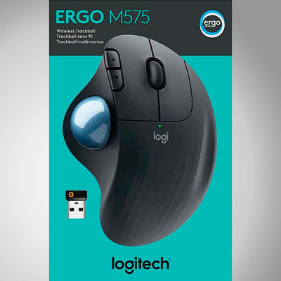 Mouse Logitech Ergo M575 TrackBall Inalámbrico Bluetooth(P163B) - Achorao