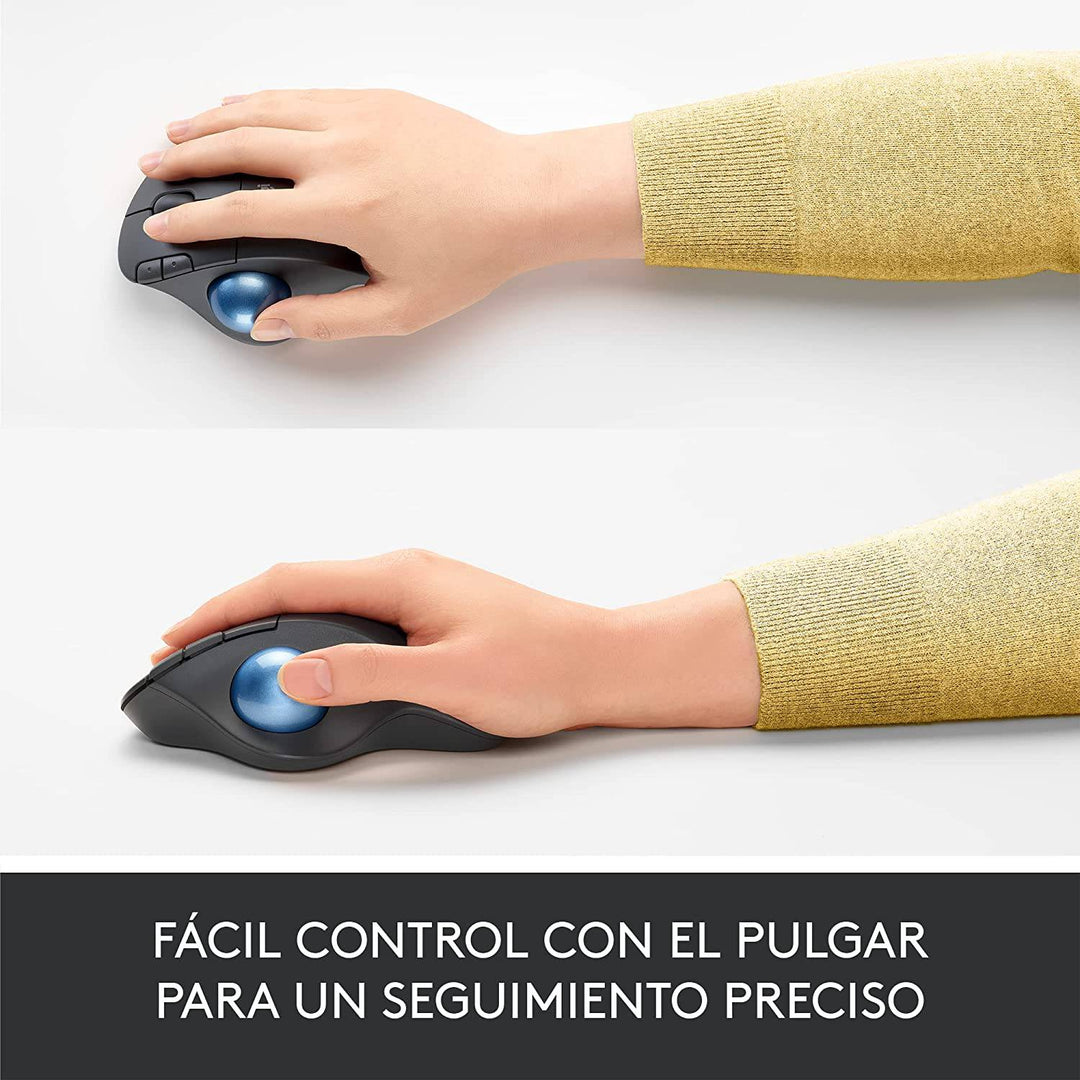 Mouse Logitech Ergo M575 TrackBall Inalámbrico Bluetooth(P163B) - Achorao