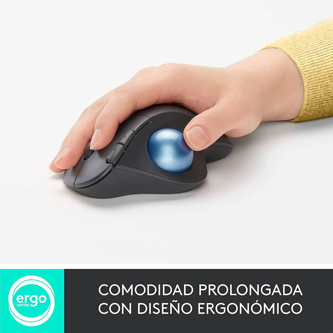Mouse Logitech Ergo M575 TrackBall Inalámbrico Bluetooth(P163B) - Achorao