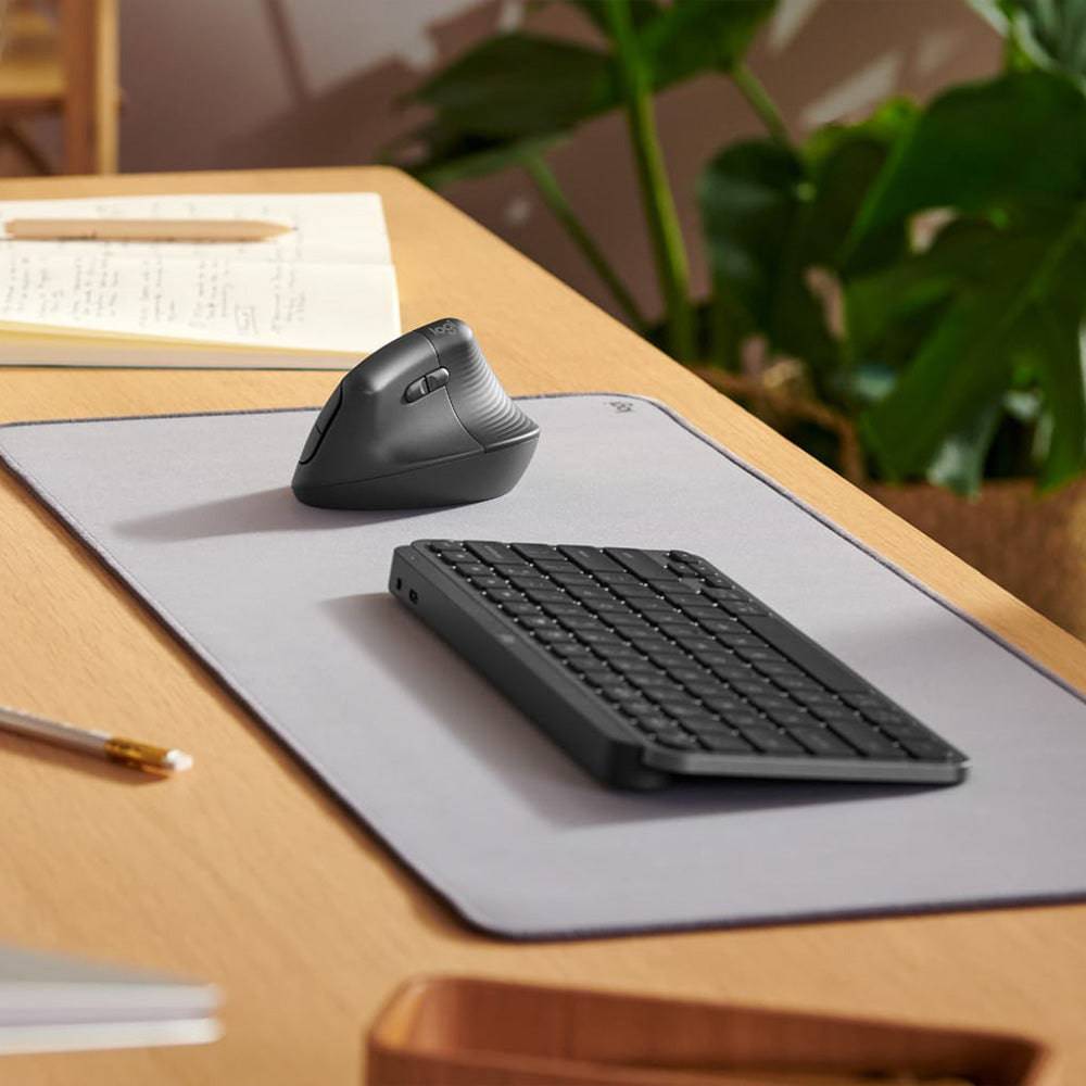 Mouse Logitech Lift Vertical Zurdo Wireless Oficina Cómodo - Achorao