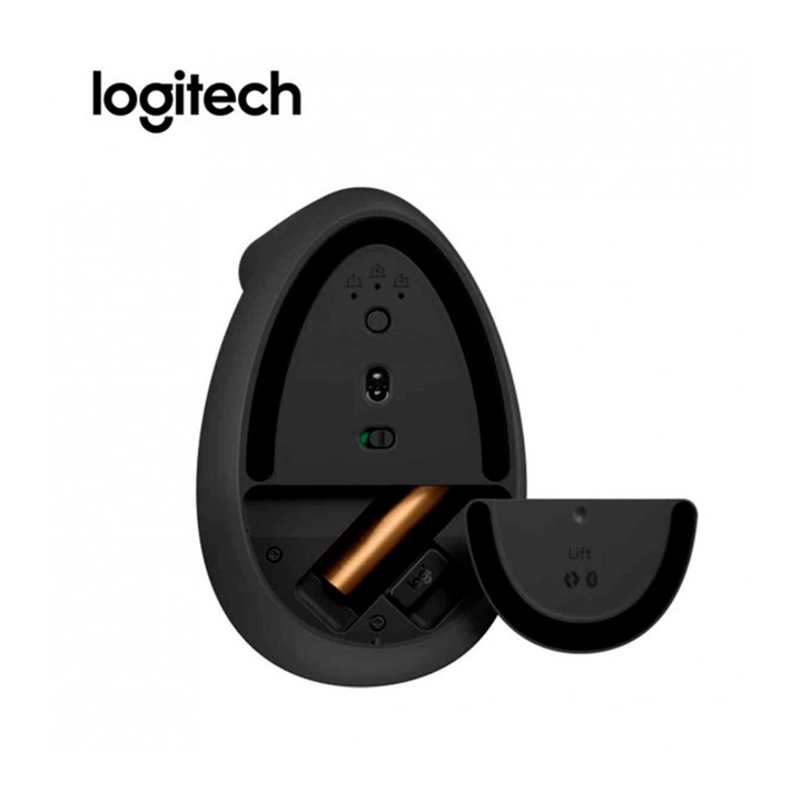 Mouse Logitech Lift Vertical Zurdo Wireless Oficina Cómodo - Achorao