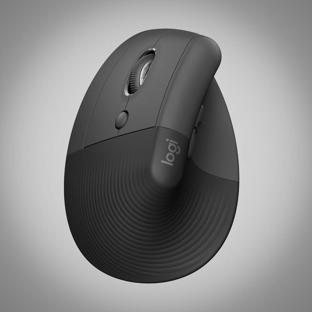 Mouse Logitech Lift Vertical Zurdo Wireless Oficina Cómodo - Achorao