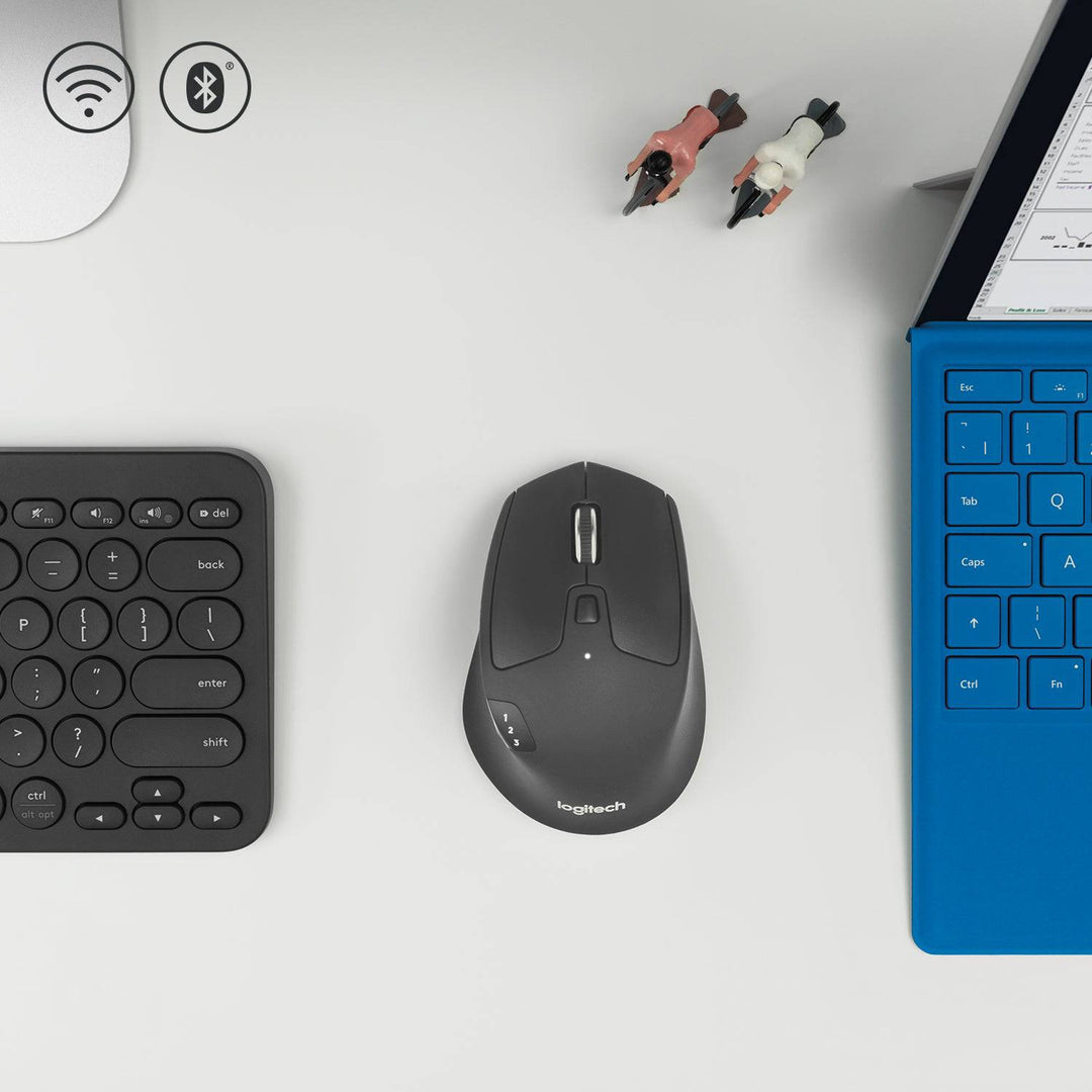 Mouse Logitech M720 Inalámbrico Multidispositivo Bluetooth Triathlon(P163B) - Achorao