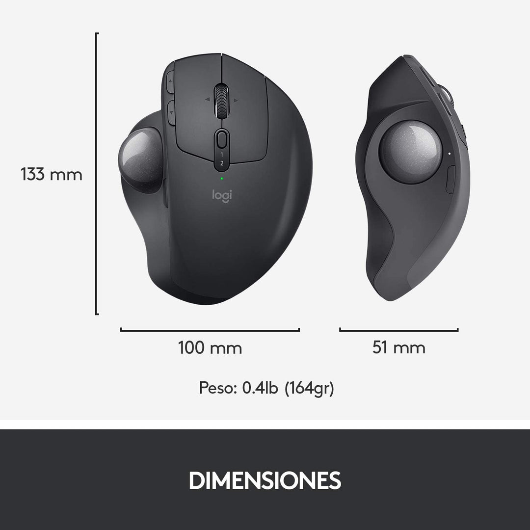 Mouse Logitech Mx Ergo Trackball Inalambrico Bluetooth Mac Windows - Achorao