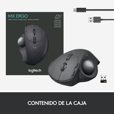 Mouse Logitech Mx Ergo Trackball Inalambrico Bluetooth Mac Windows - Achorao