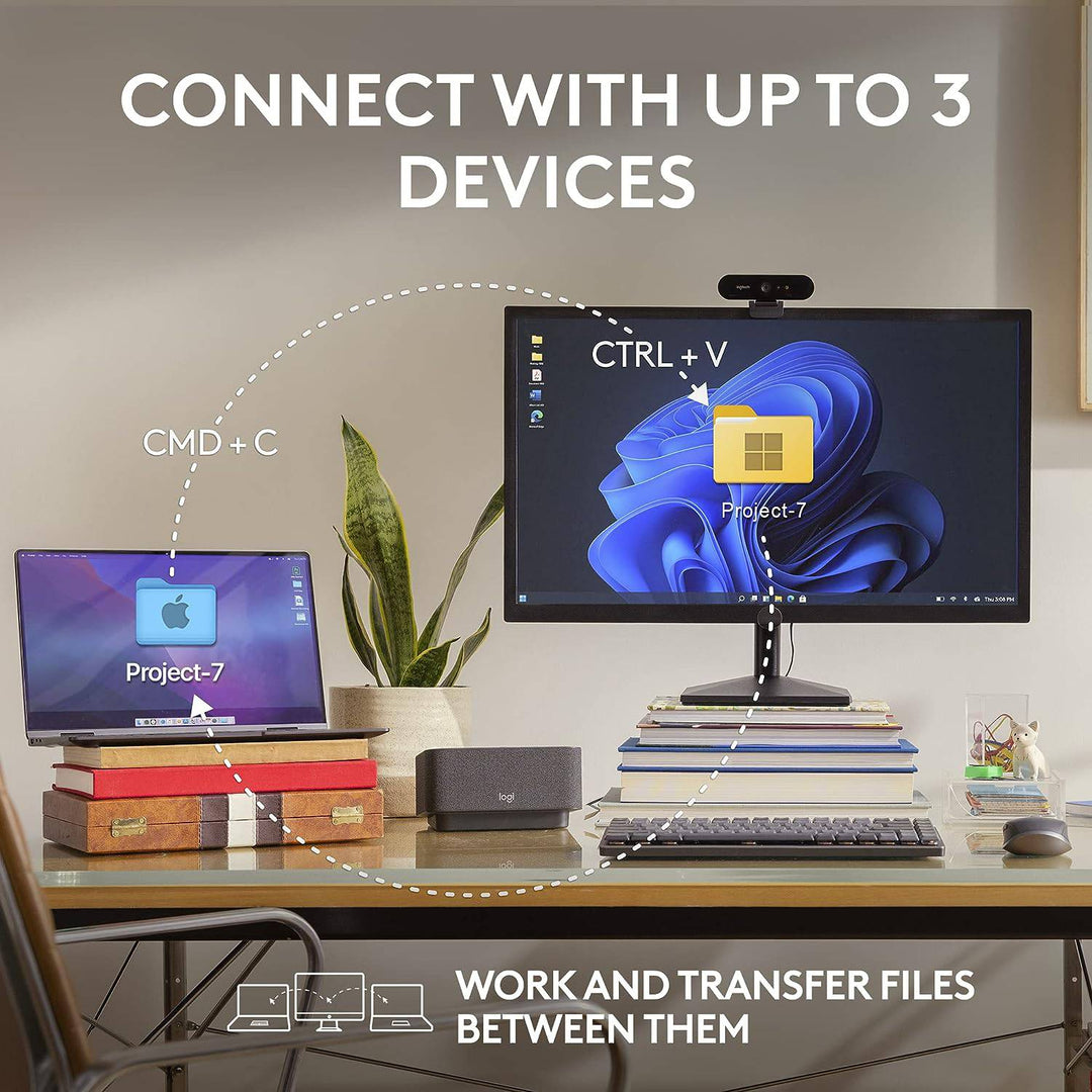 Mouse Logitech Mx Anywhere 3S inalámbrico seguimiento de 8K DPI clics silenciosos USB C PC Mac - Achorao