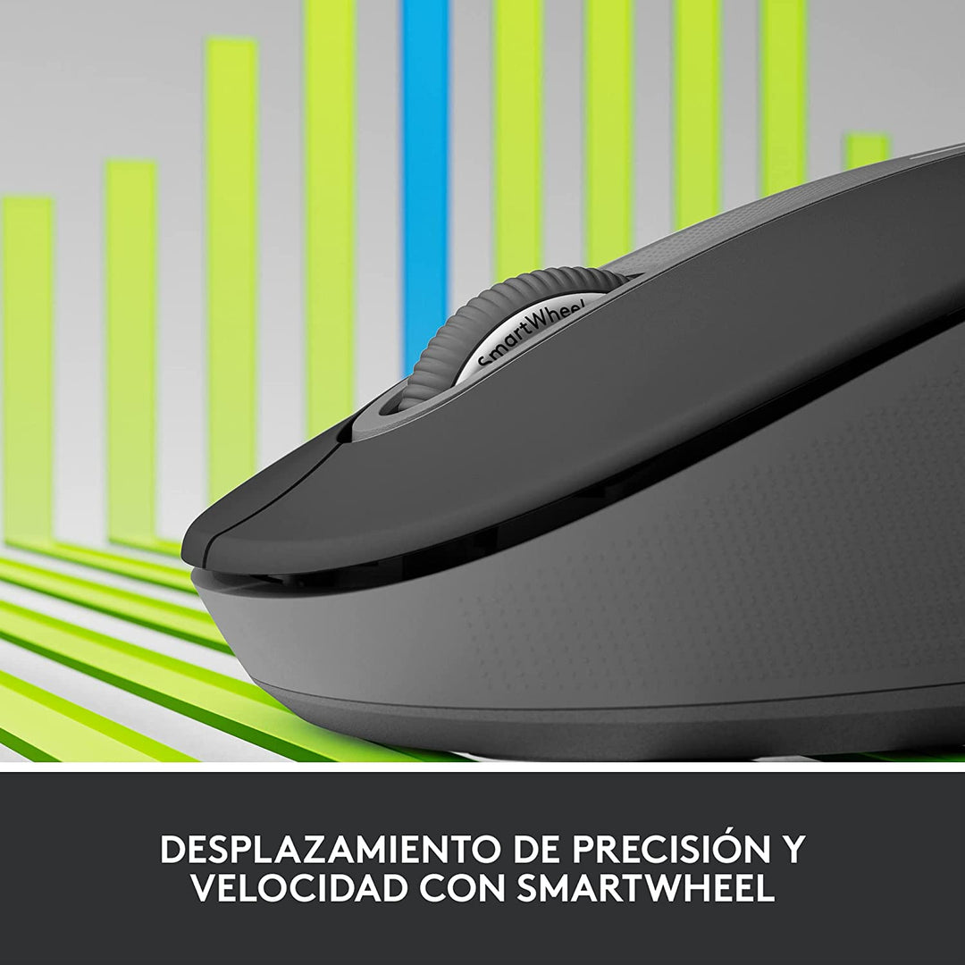 Mouse Logitech Signature M650 Inalámbrico Ambidiestro Bolt (P163B) - Achorao