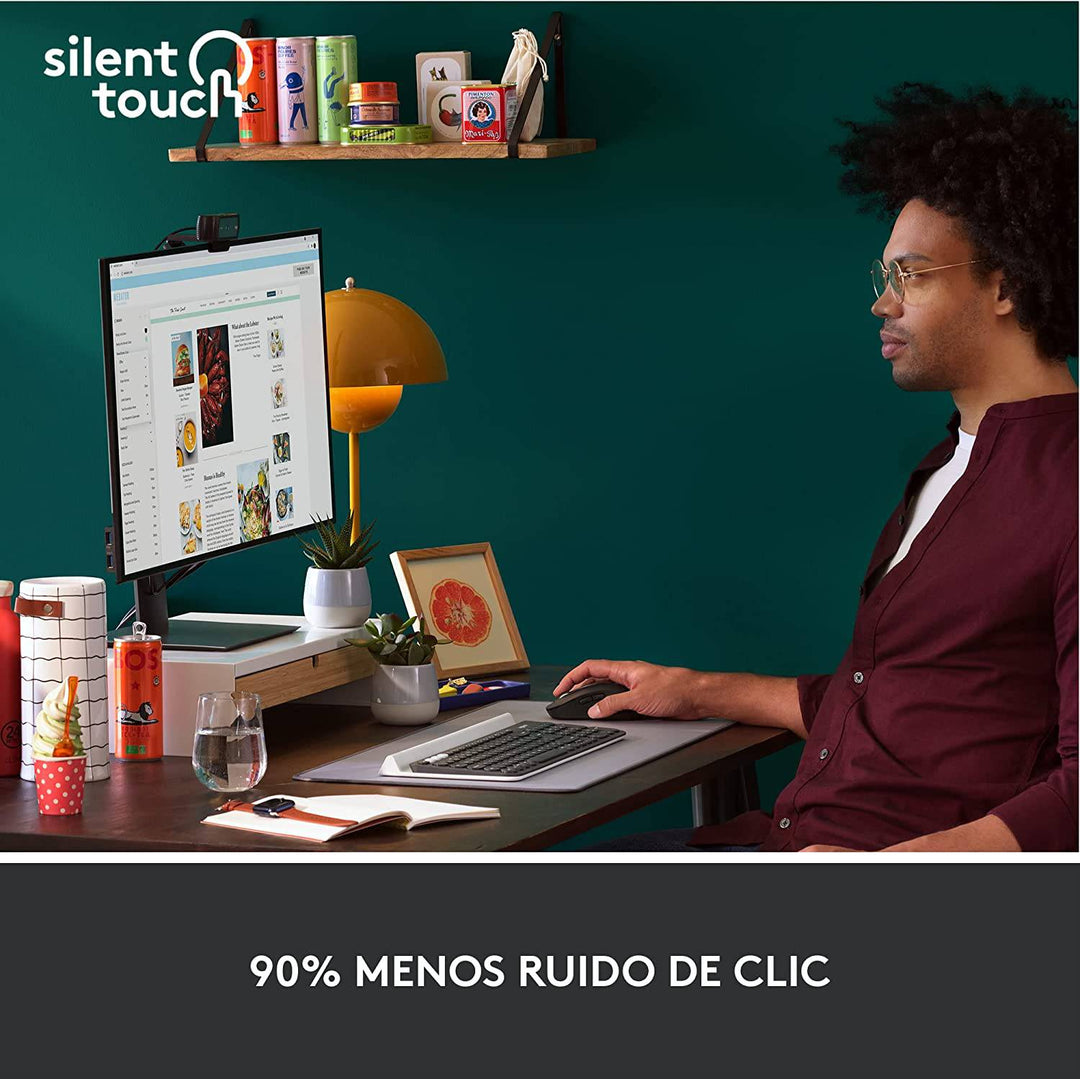 Mouse Logitech Signature M650 Inalámbrico Ambidiestro Bolt (P163B) - Achorao