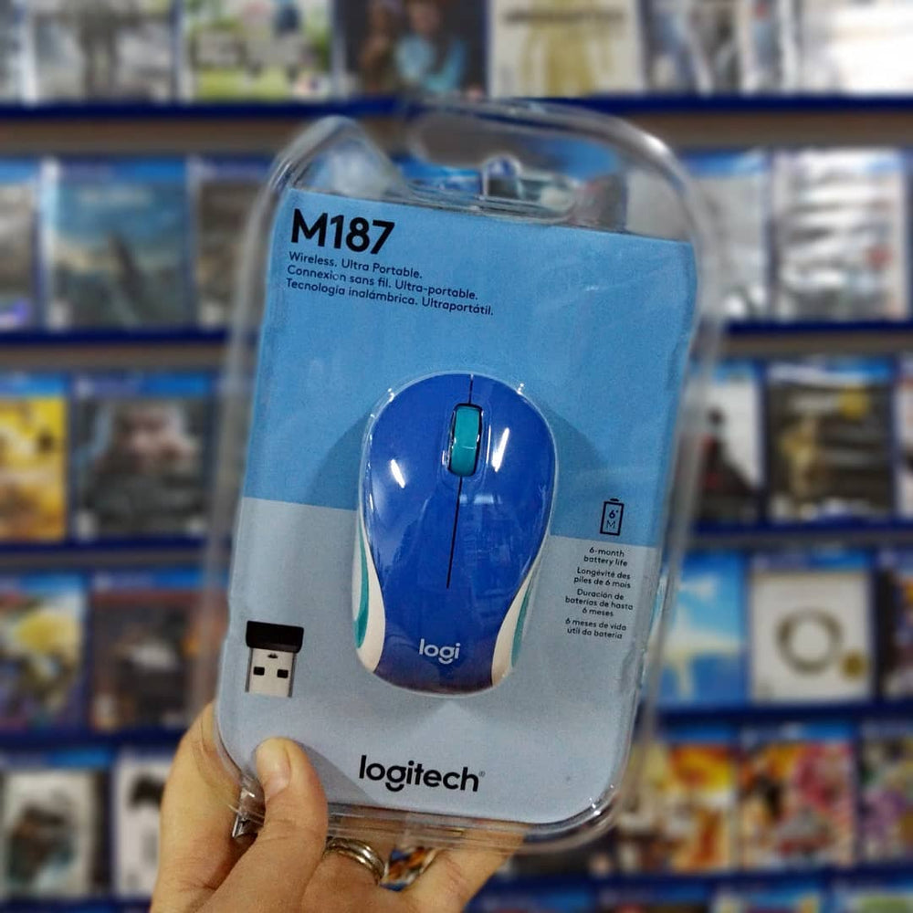 Mouse Logitech M187 Inalámbrico Ultra portátil Plug and Play(P163B) - Achorao