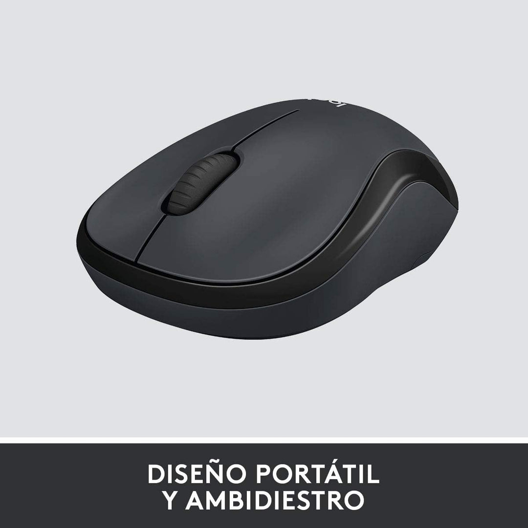 Mouse Logitech M220 Silent Wireless 90% Menos Ruido USB(P163B) - Achorao