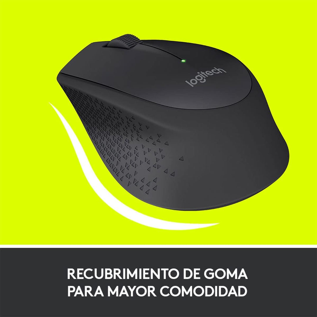 Mouse Logitech M280 Wireless Inalámbrico Ergonómico USB(P163B) - Achorao