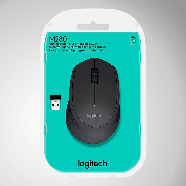 Mouse Logitech M280 Wireless Inalámbrico Ergonómico USB(P163B) - Achorao
