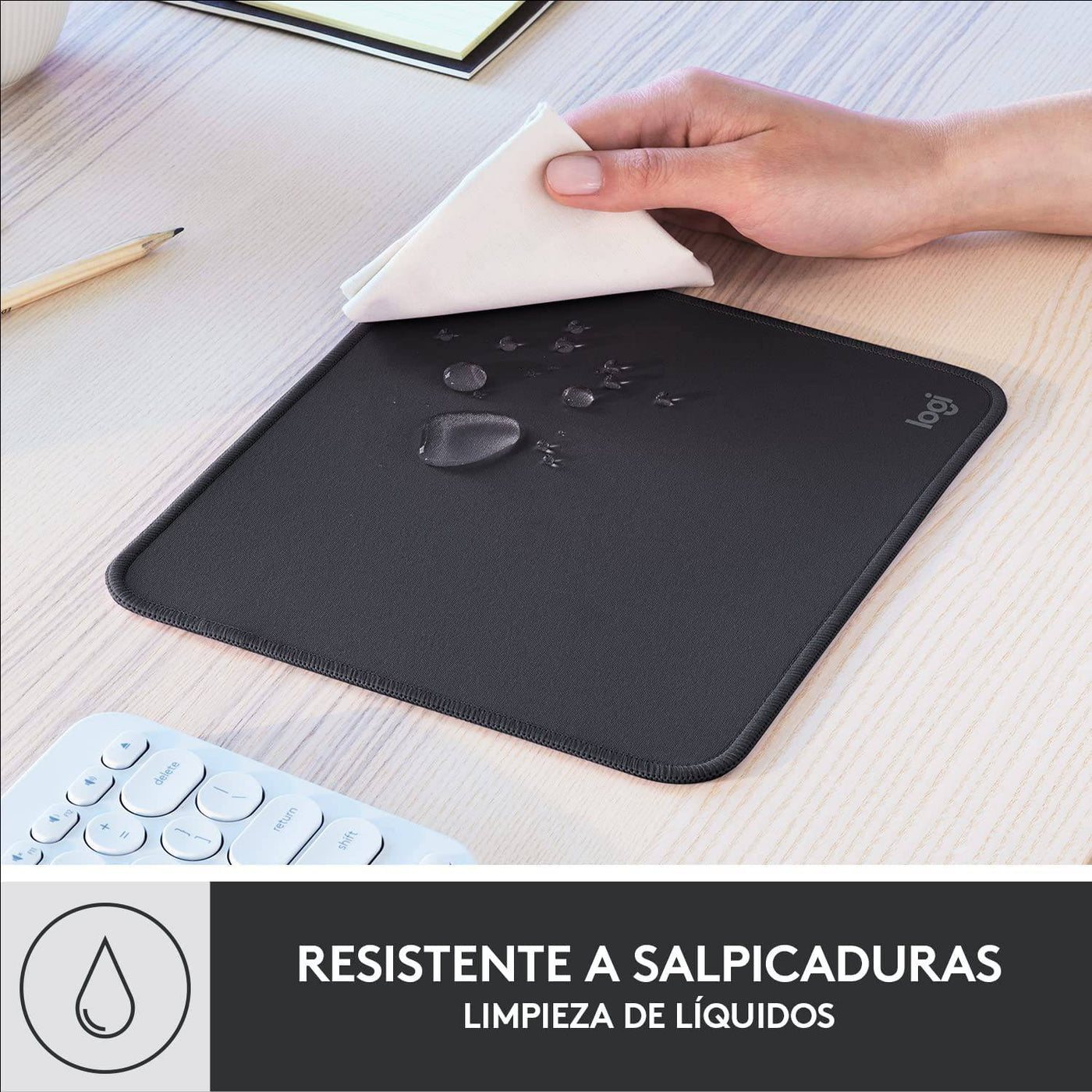 Mousepad Studio Series Anti salpicaduras 23cm x 20 cm - Achorao