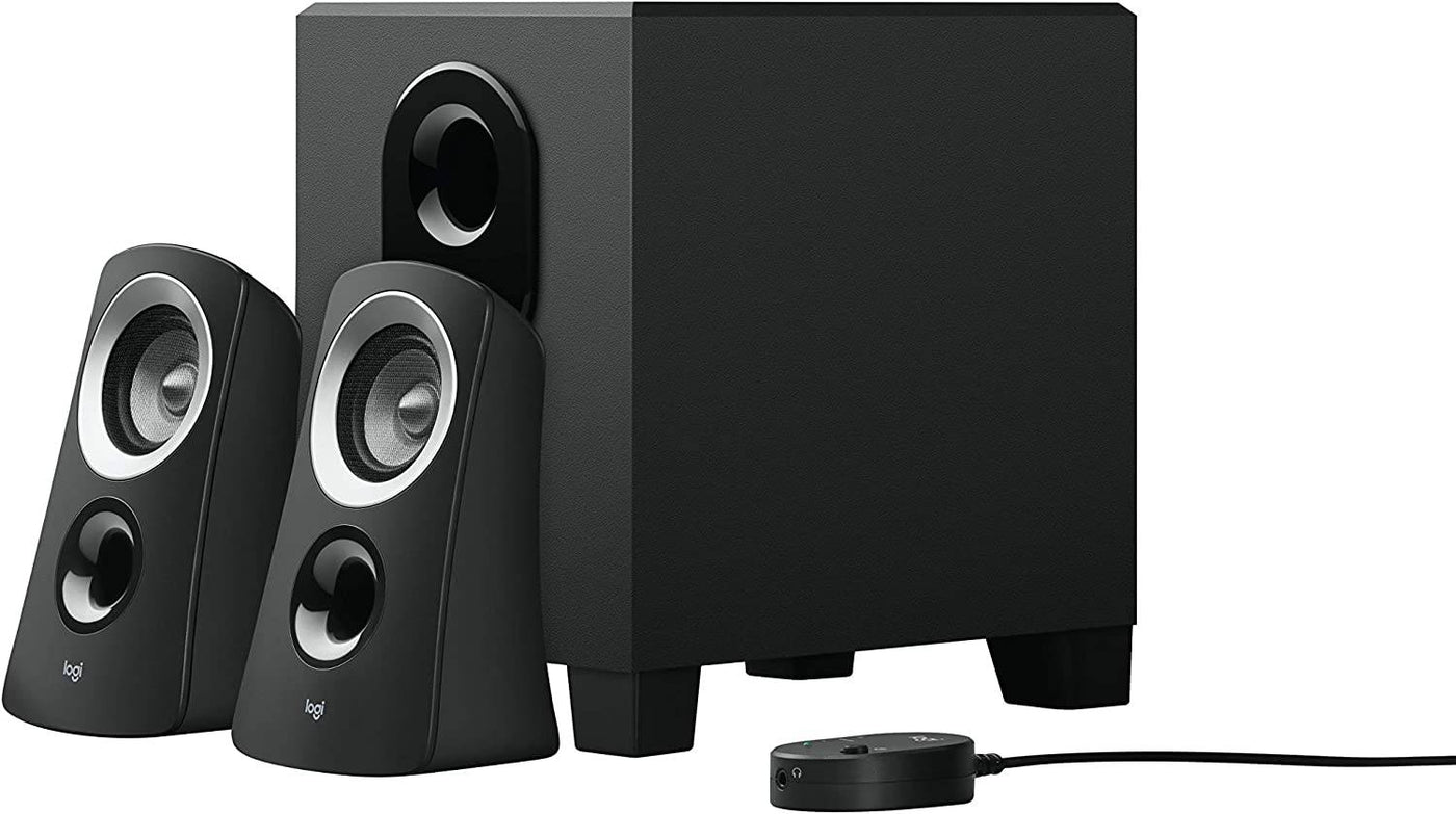 Parlantes Logitech Z313 con Subwoofer 2.1 - Sonido Potente y Envolvente - Achorao