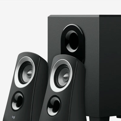 Parlantes Logitech Z313 con Subwoofer 2.1 - Sonido Potente y Envolvente - Achorao
