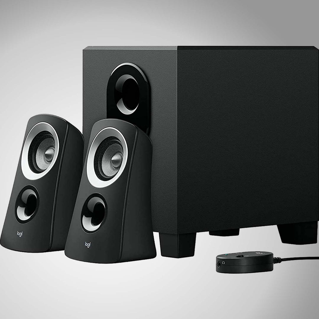 Parlantes Logitech Z313 con Subwoofer 2.1 - Sonido Potente y Envolvente - Achorao