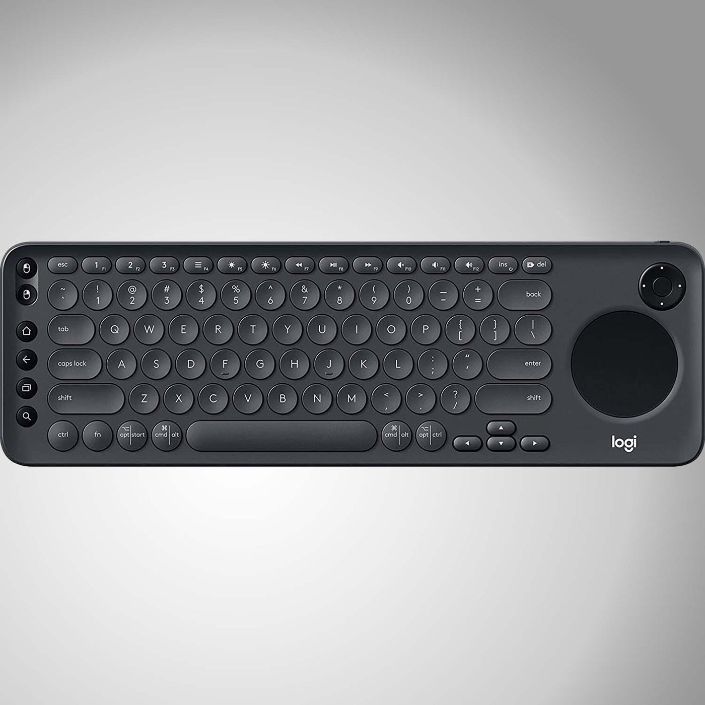 Teclado Logitech K600 Smart TV Inalámbrico USB Multimedia Touchpad - Achorao