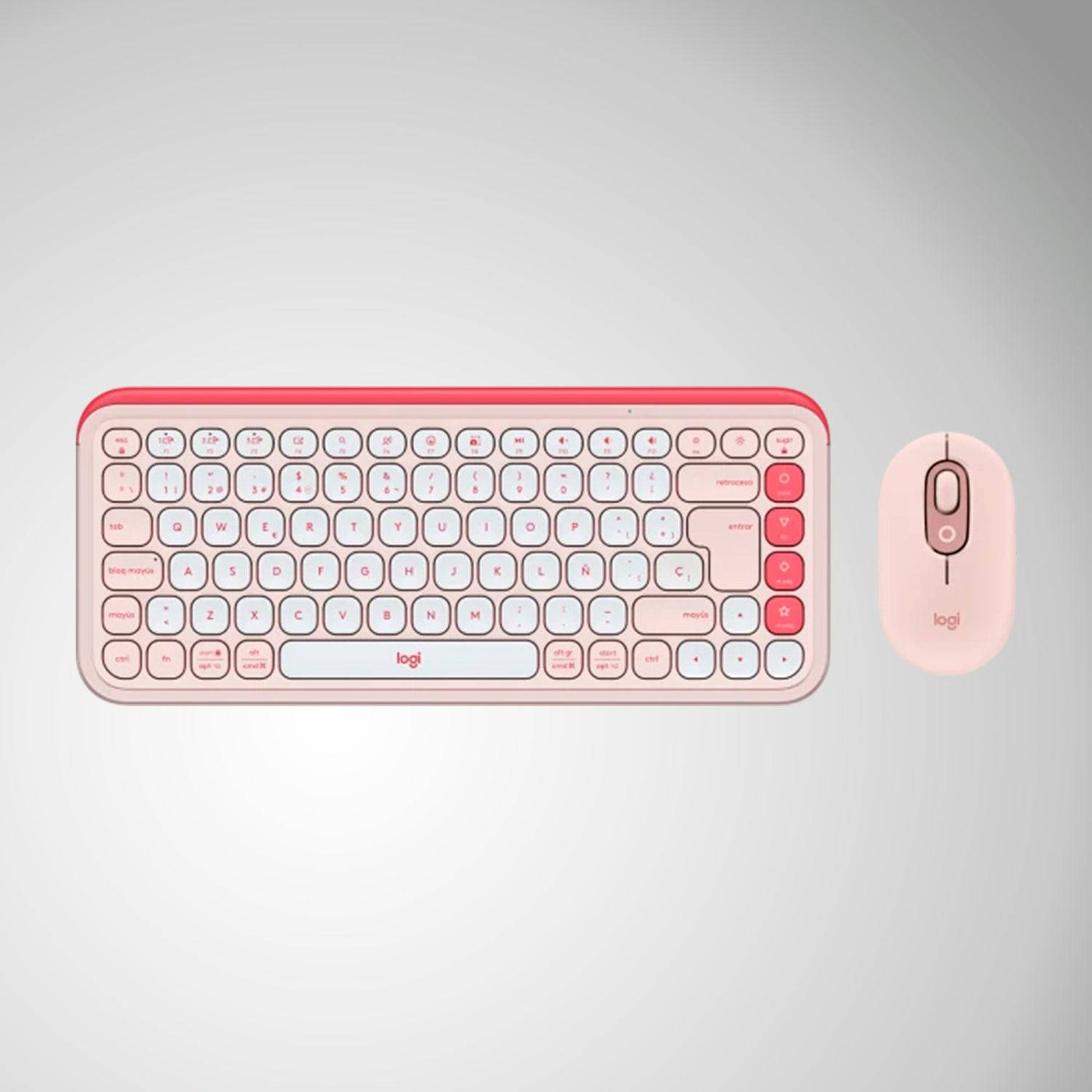 Teclado Logitech + Mouse Pop Icon Bluetooth - Achorao