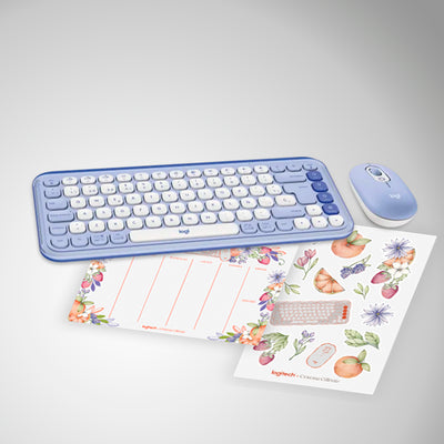 Teclado Logitech + Mouse Pop Icon Bluetooth - Achorao