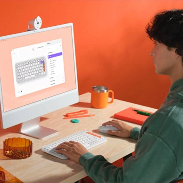 Teclado Logitech + Mouse Pop Icon Bluetooth - Achorao