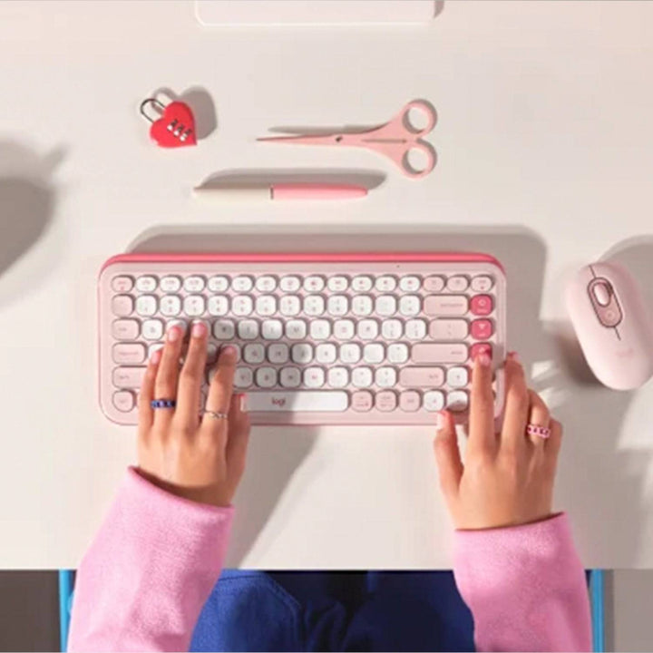 Teclado Logitech + Mouse Pop Icon Bluetooth - Achorao
