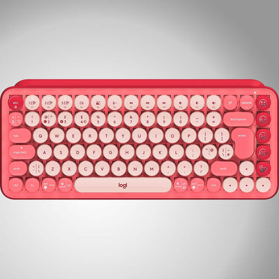 Teclado Mecánico Logitech POP Keys c/ emojis Blast USB Mac Windows - Achorao