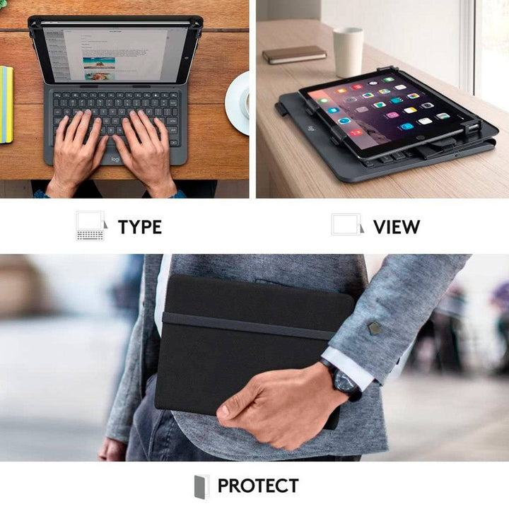 Logitech Universal Folio - Funda con Teclado Inalámbrico - Achorao