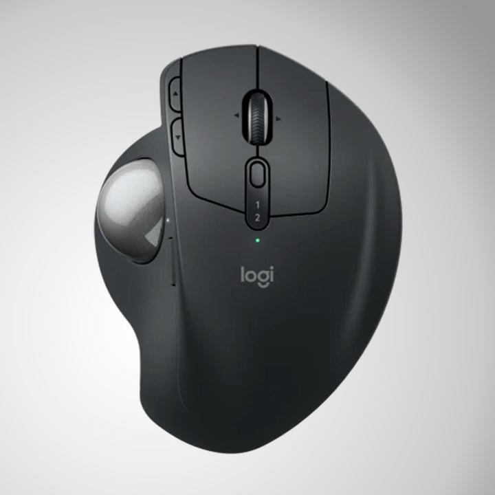 Mouse Logitech Mx Ergo S, Advanced Trackball Wireless bolt/Bluetooth USB-C BLACK - Achorao