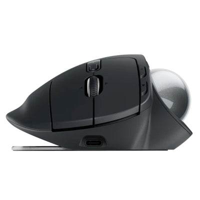 Mouse Logitech Mx Ergo S, Advanced Trackball Wireless bolt/Bluetooth USB-C BLACK - Achorao
