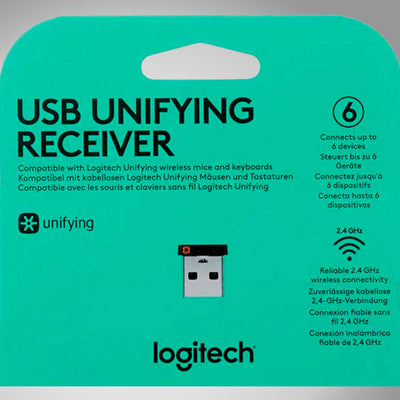 Receptor USB Unifying, hasta 6 dispositivos en Simultaneo - Achorao