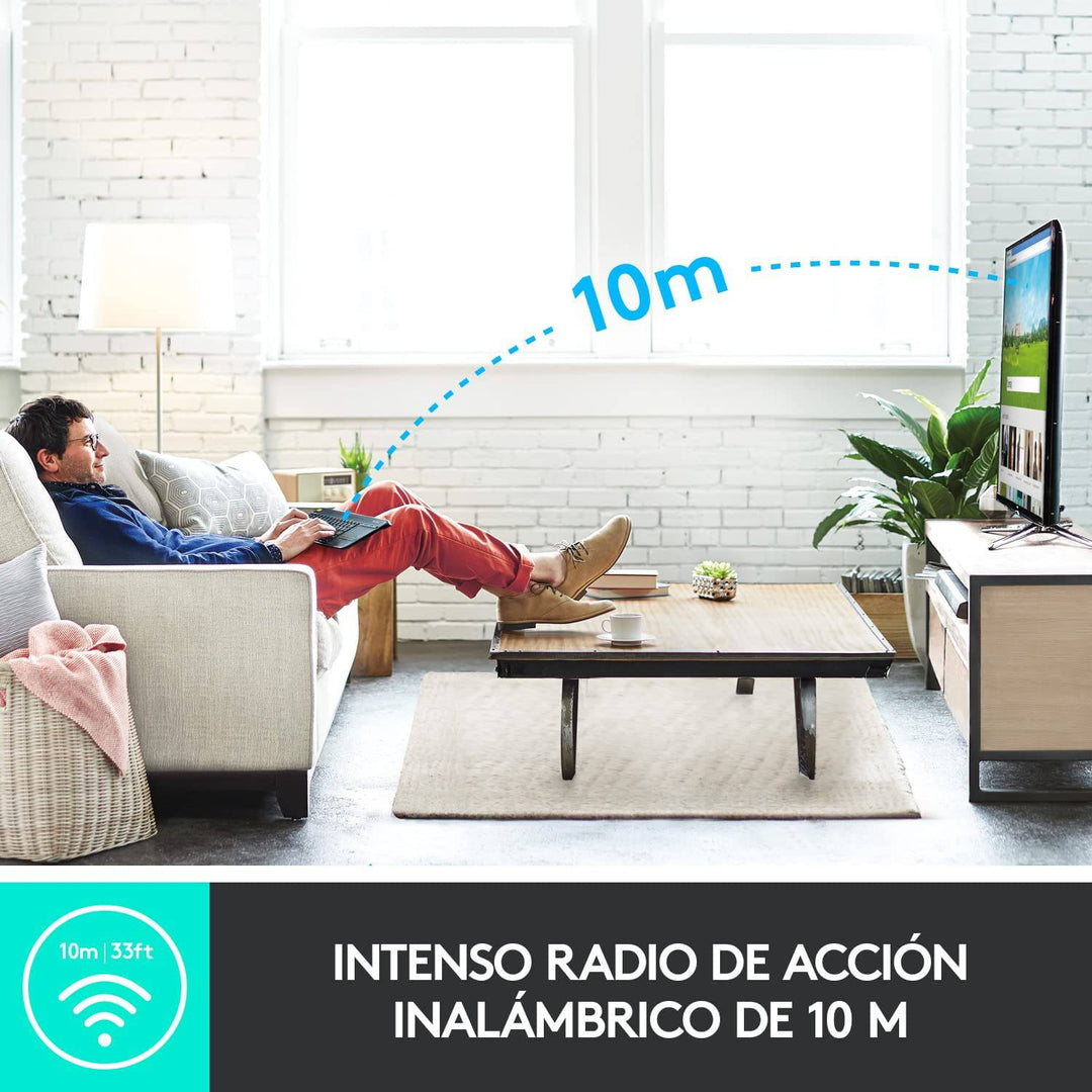 Teclado K400 Inalambrico Touchpad incluido - Achorao