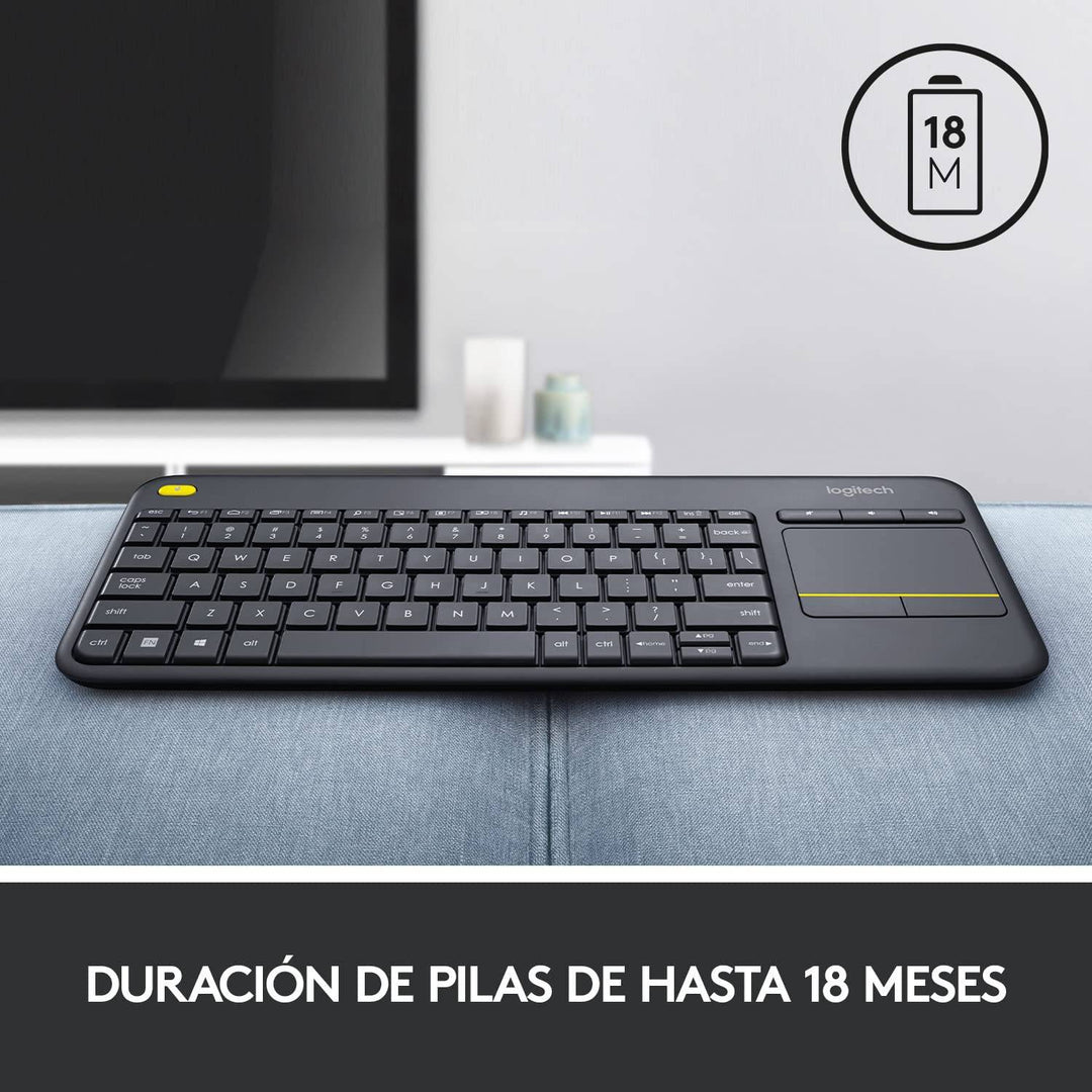 Teclado K400 Inalambrico Touchpad incluido - Achorao