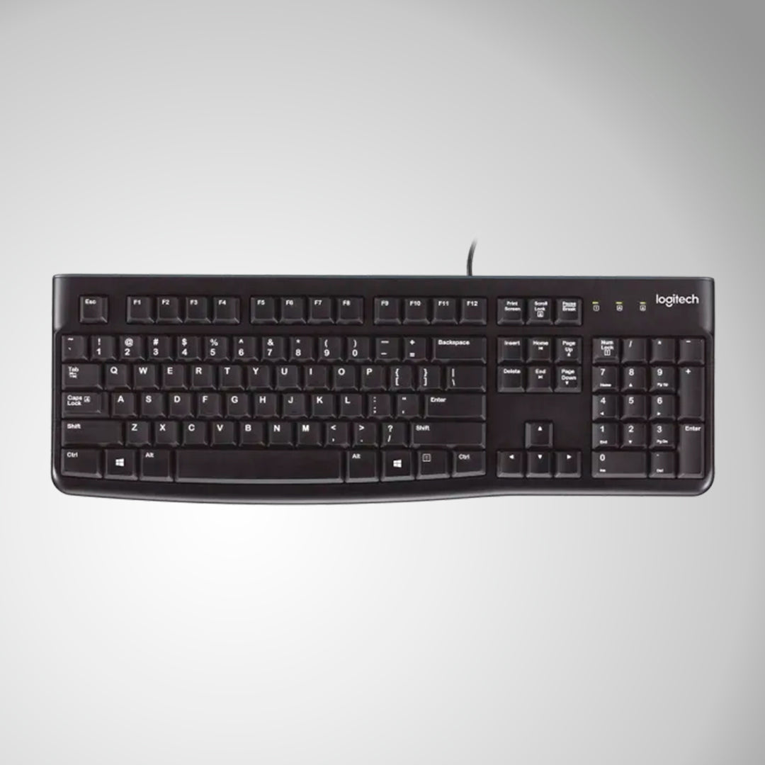 Teclado Logitech K120 Plug and Play Oficina Standard Durable - Achorao