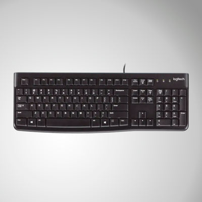 Teclado Logitech K120 Plug and Play Oficina Standard Durable - Achorao