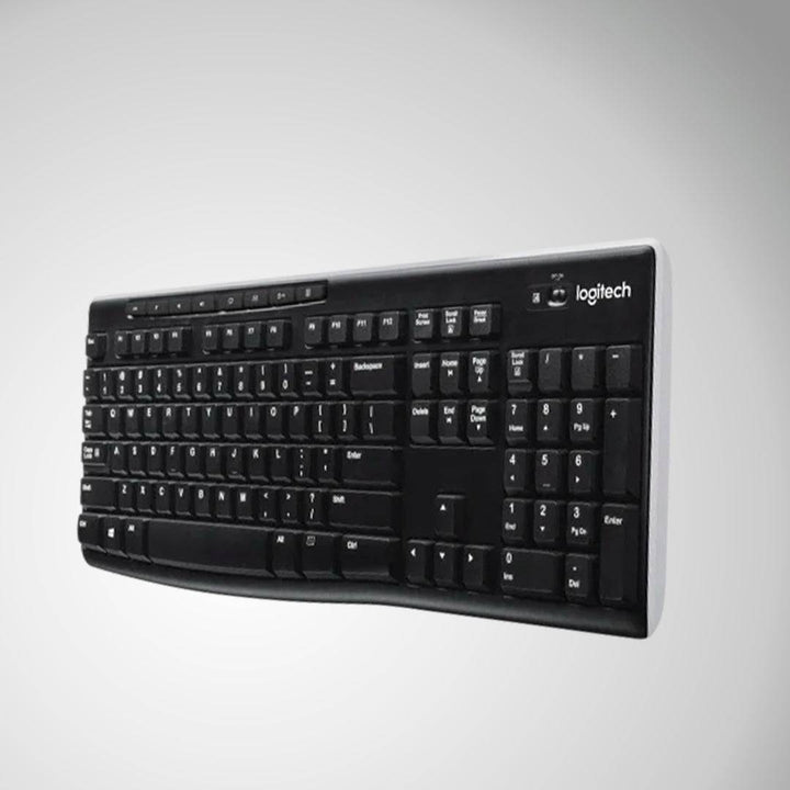 Teclado Logitech K270 inalambrico a 2,4 GHz para Windows, tamaño