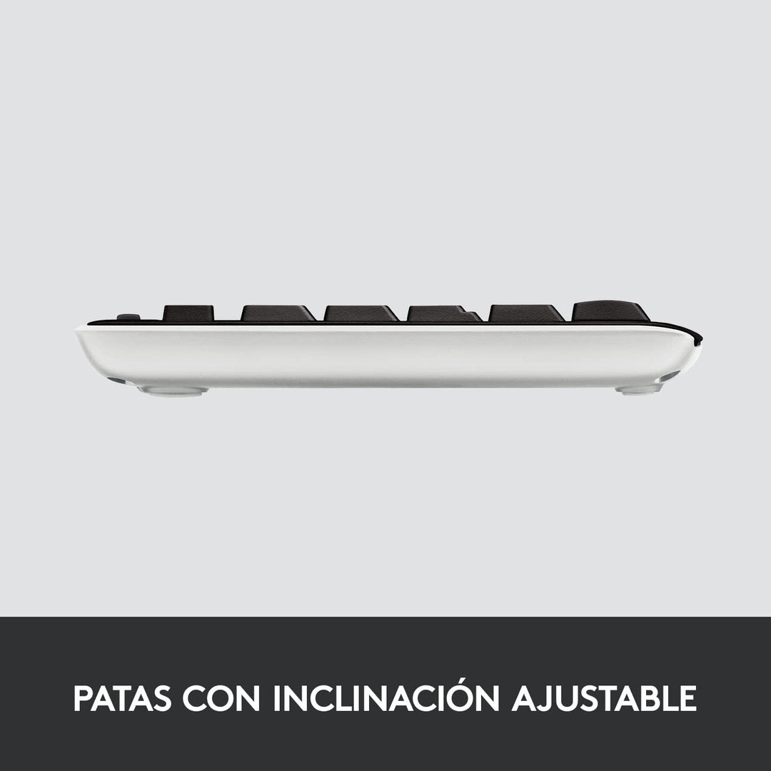 Teclado Logitech K270 inalambrico a 2,4 GHz para Windows, tamaño completo - Achorao