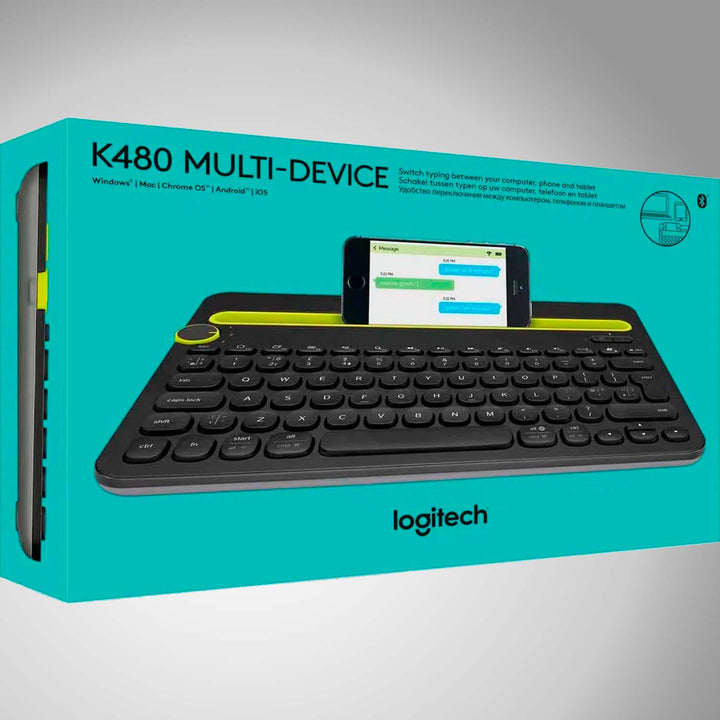 Teclado Logitech K480 Inalámbrico Multidispositivo Bluetooth - Achorao
