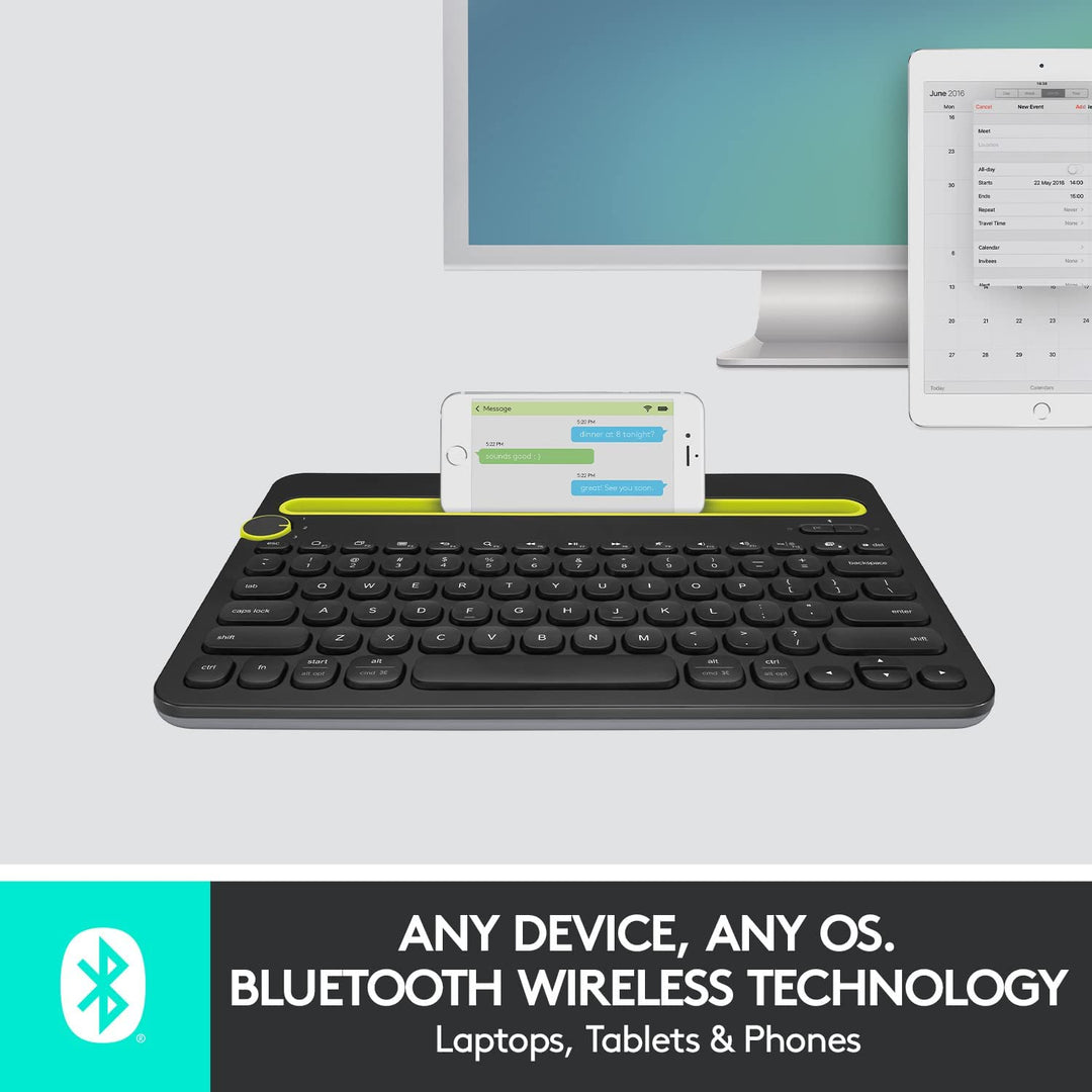 Teclado Logitech K480 Inalámbrico Multidispositivo Bluetooth - Achorao