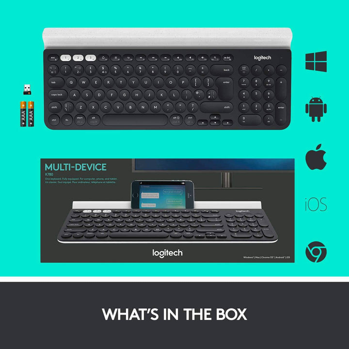 Teclado Logitech K780 Inalámbrico Multidispositivo Bluetooth - Achorao