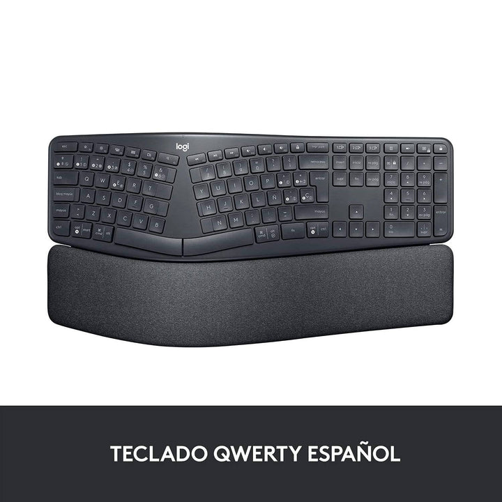 Teclado Logitech K860 ERGO Inalámbrico Ergonómico Bluetooth - Achorao