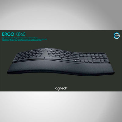Teclado Logitech K860 ERGO Inalámbrico Ergonómico Bluetooth - Achorao