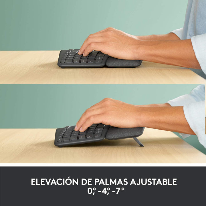 Teclado Logitech K860 ERGO Inalámbrico Ergonómico Bluetooth - Achorao