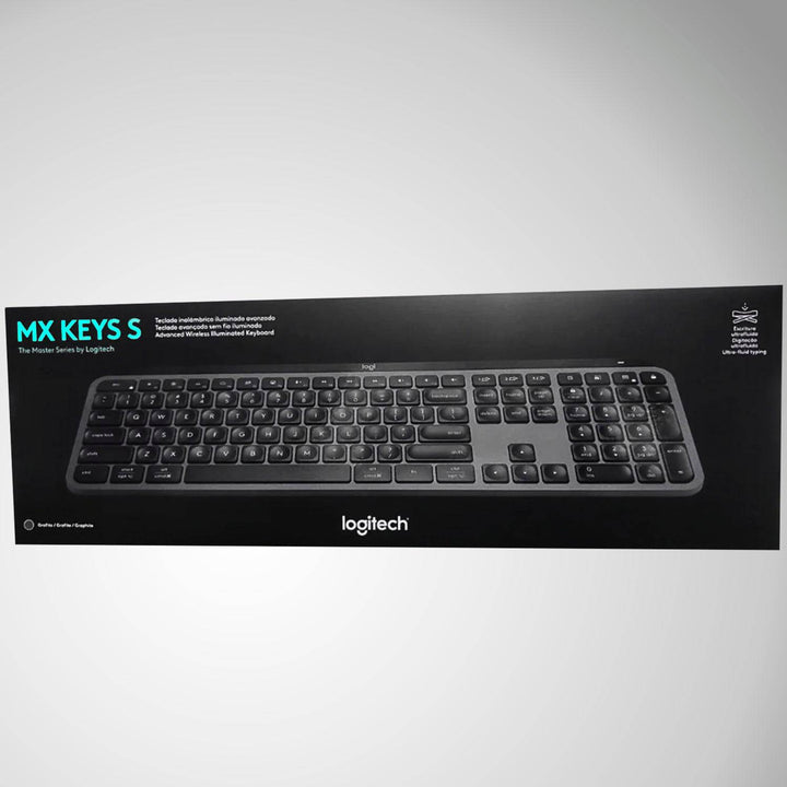 Teclado Logitech Mx keys S inalambrico iluminado bluetooth - Achorao