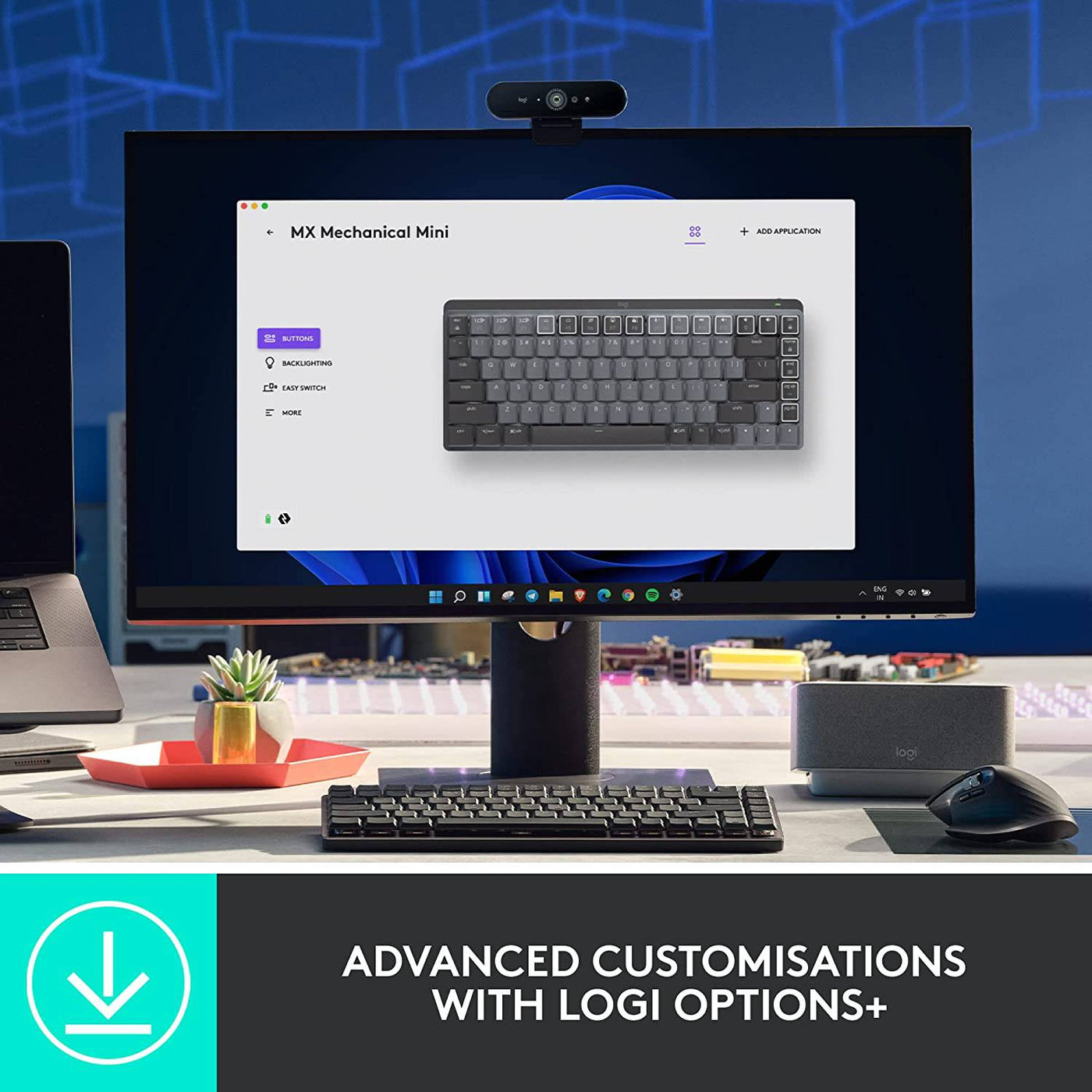 Teclado Logitech MX Mechanical Mini Carga Rápida Ecofriendly - Achorao