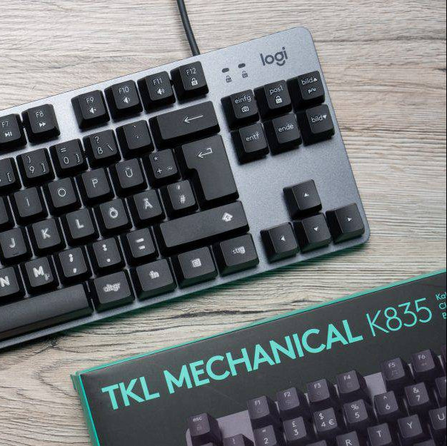 Teclado Mecánico Logitech K835 TKL Minimalista Negro - Achorao