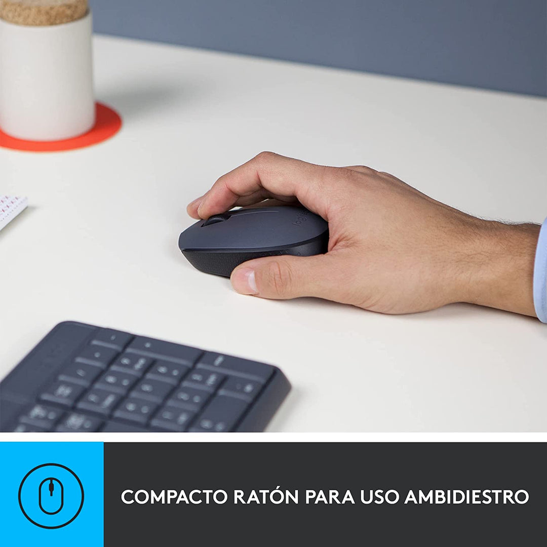 Teclado &amp; Mouse MK235 Inalámbricos Antisalpicaduras - Achorao