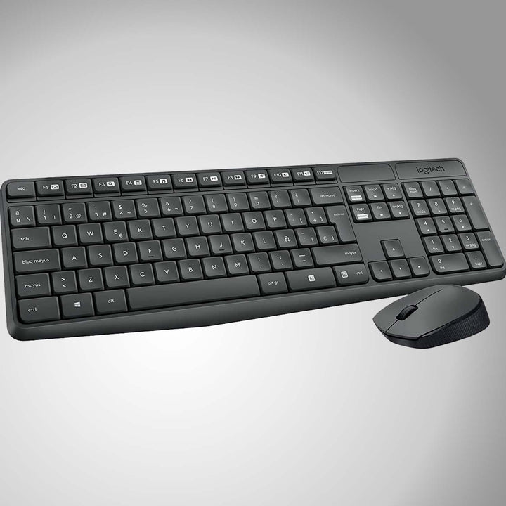 Teclado &amp; Mouse MK235 Inalámbricos Antisalpicaduras - Achorao