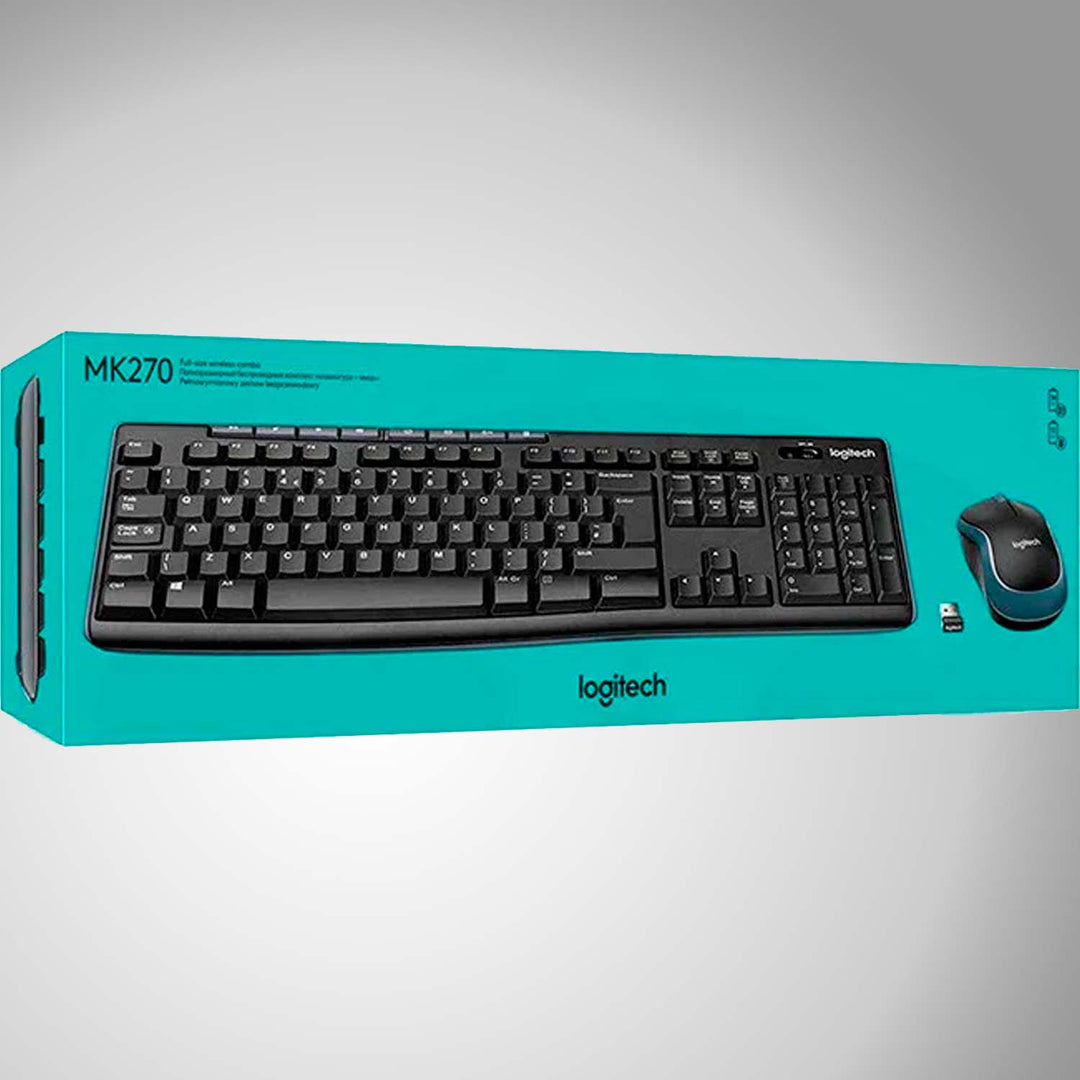 Teclado & Mouse MK270 Inalámbricos Confort - Achorao